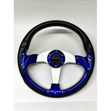 Sportovní volant Momo modrý