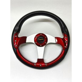 Sportovní volant Momo červeny