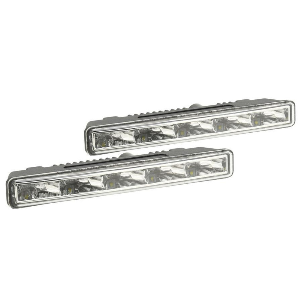 Světla denního svícení 5 HIGH POWER LED 12V/24V 185 mm Homologace RL E4