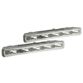 Světla denního svícení 5 HIGH POWER LED 12V/24V 185 mm Homologace RL E4