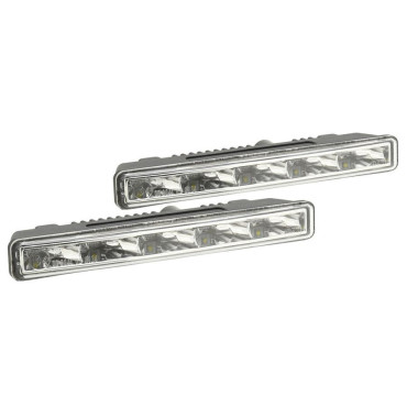 Světla denního svícení 5 HIGH POWER LED 12V/24V 185 mm Homologace RL E4