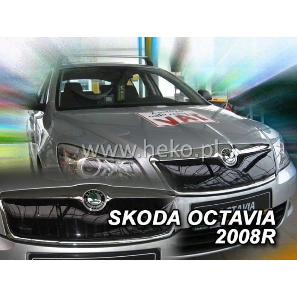 Zimní clona pasující na Škoda Octavia II 2004- 2008 horní