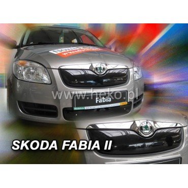 Zimní clona pasující na Škoda Fabia II / Roomster II 2007-2010 horní