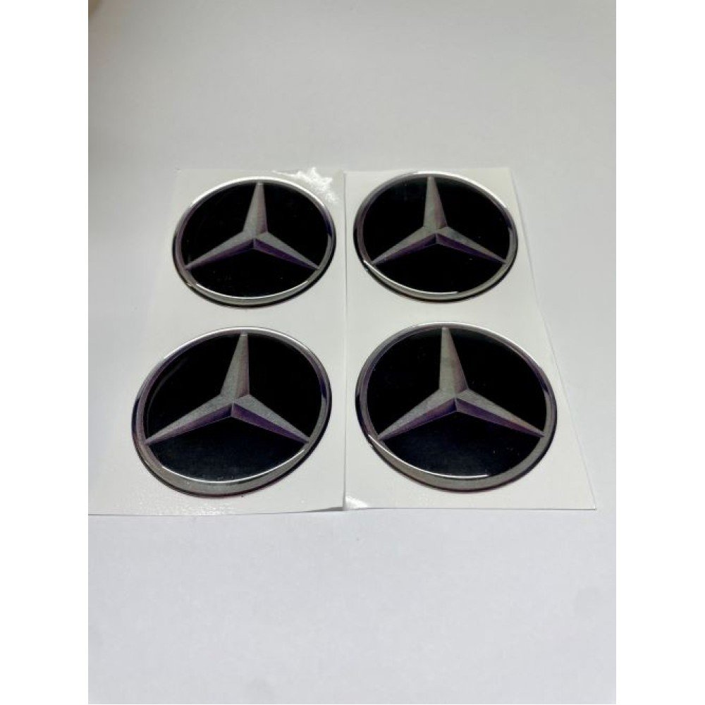 Samolepky na poklice Mercedes 55 mm