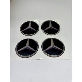Samolepky na poklice Mercedes 55 mm