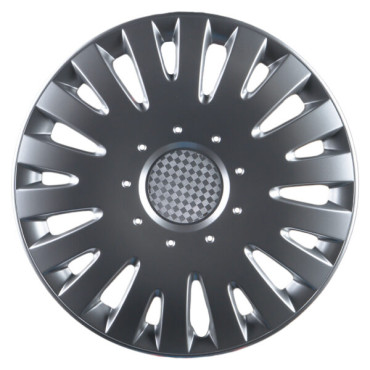 Kryty kol, poklice na kola Kia 15" silver (typ 12)