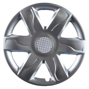 Kryty kol poklice na kola 15" Spiral silver