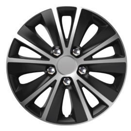 Poklice na kola 14"  Rapide NC silver black