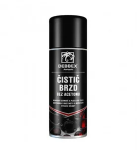 Debbex Čistič brzd bez acetonu sprej – rychlý odmašťovač brzd 400ml