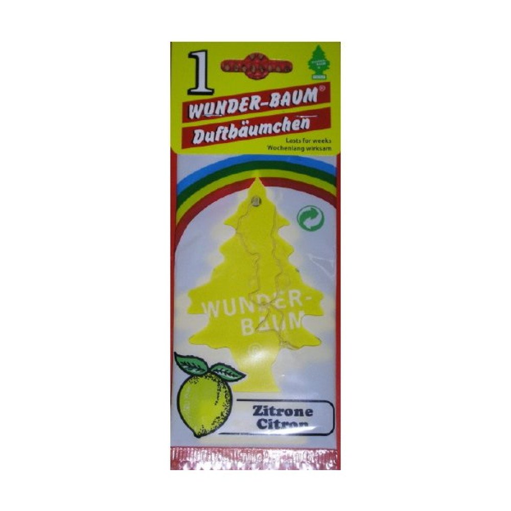Vůně do auta WUNDER-BAUM zitrone