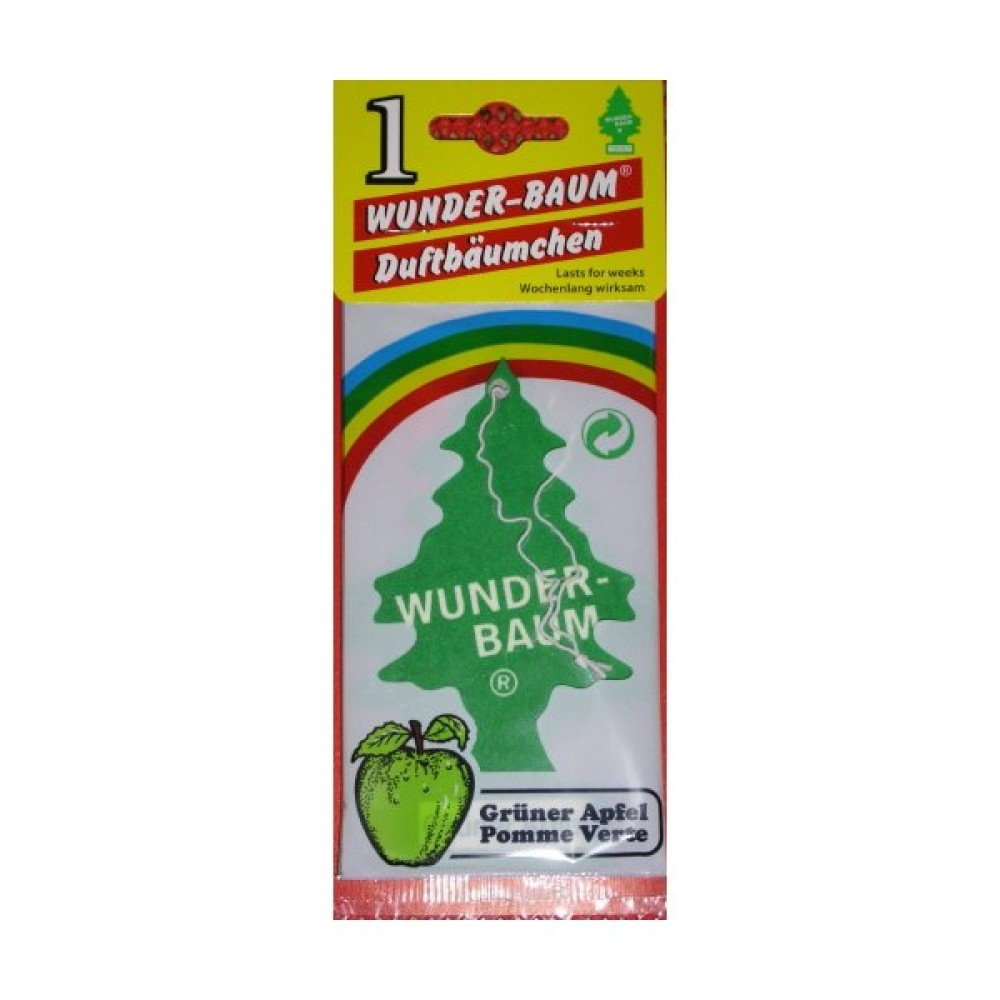 Vůně do auta WUNDER-BAUM gruner apfel
