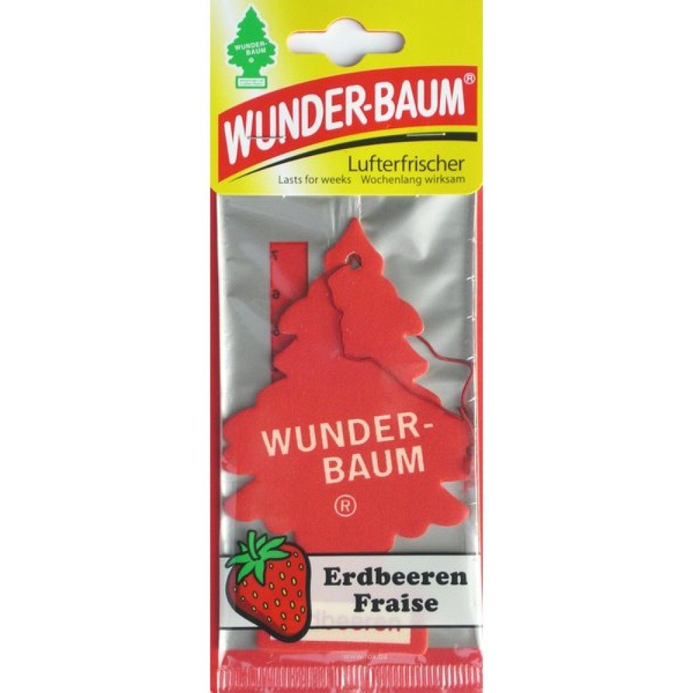 Vůně do auta WUNDER-BAUM erdbeeren fraise