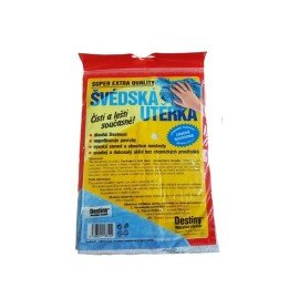 Švédská utěrka modrá 29 x 32 cm