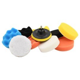 Leštící kotouče sada 10 ks s unašečem 10 cm