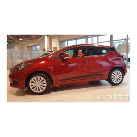 Boční lišty dveří Nissan Micra 5D 2017- hatchback